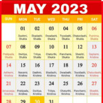 2023 May 2023 Hindu Calendar Hindu Panchang 2023