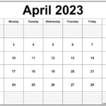 2023 Printable Monthly Calendar 2023 Monthly Calendar Pdf Free