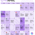 April Social Media Holiday Content Calendar Social Media Content