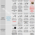 Bengali Calendar Baisakh 1430 15th
