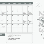 Free Free Simple April 2023 Calendar Template Google Docs