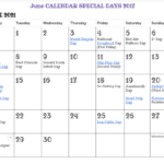 June Calendar Special Days Holidays Adventures Of Kids Creative Chaos