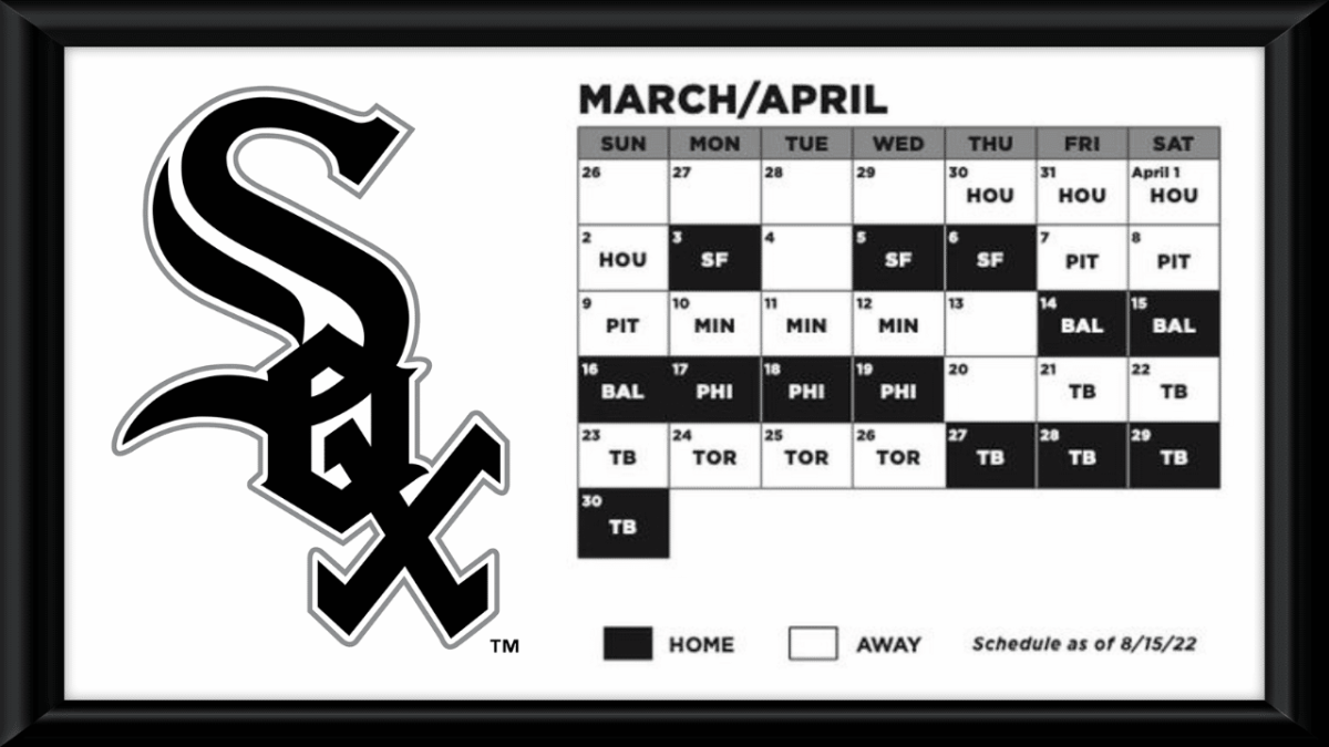 White Sox Draw Challenging Start To 2023 Schedule How Will They Fare
